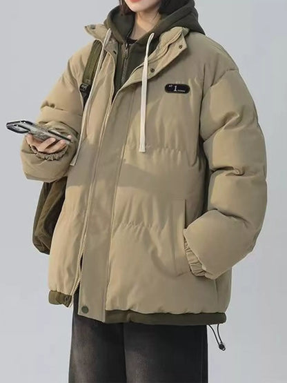 Zip Up Hooded Puffer Outerwear