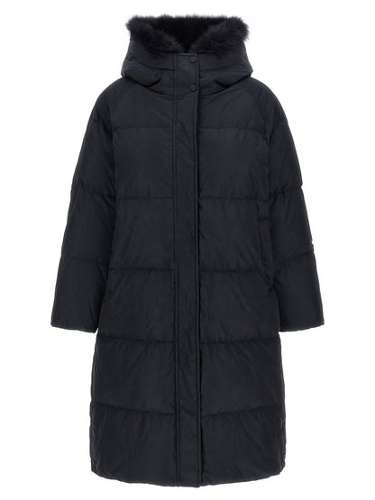 Army Yves Salomon Fox Fur Finishing Down Jacket