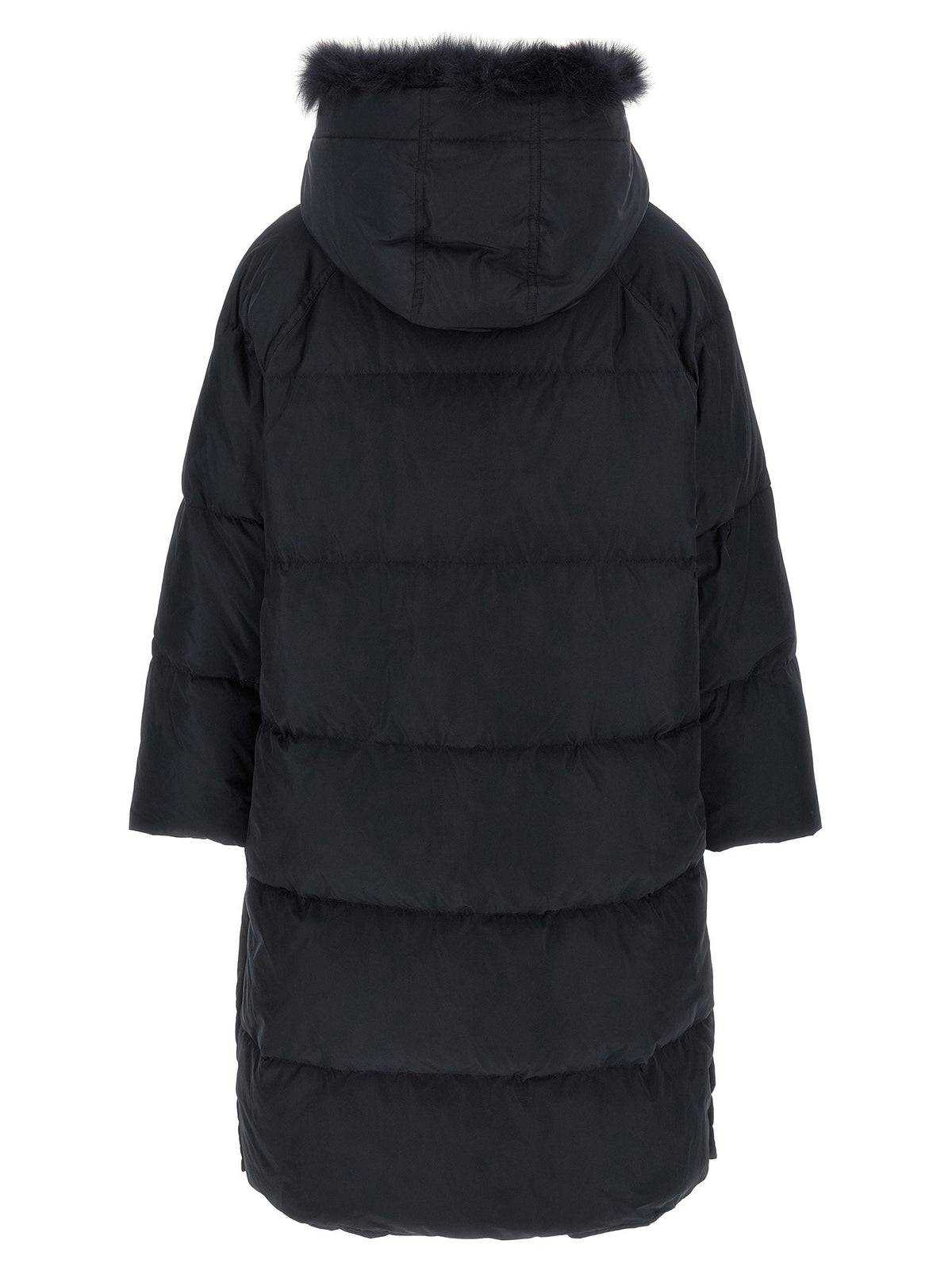 Army Yves Salomon Fox Fur Finishing Down Jacket