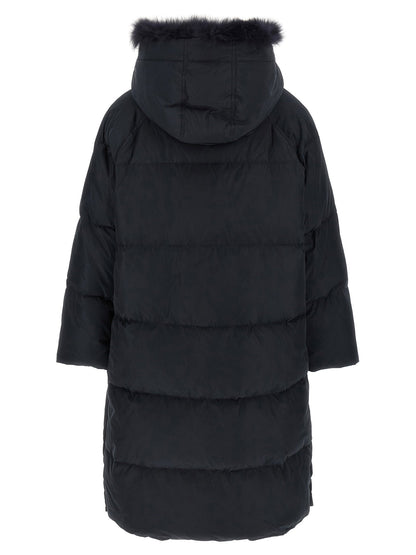 Army Yves Salomon Fox Fur Finishing Down Jacket