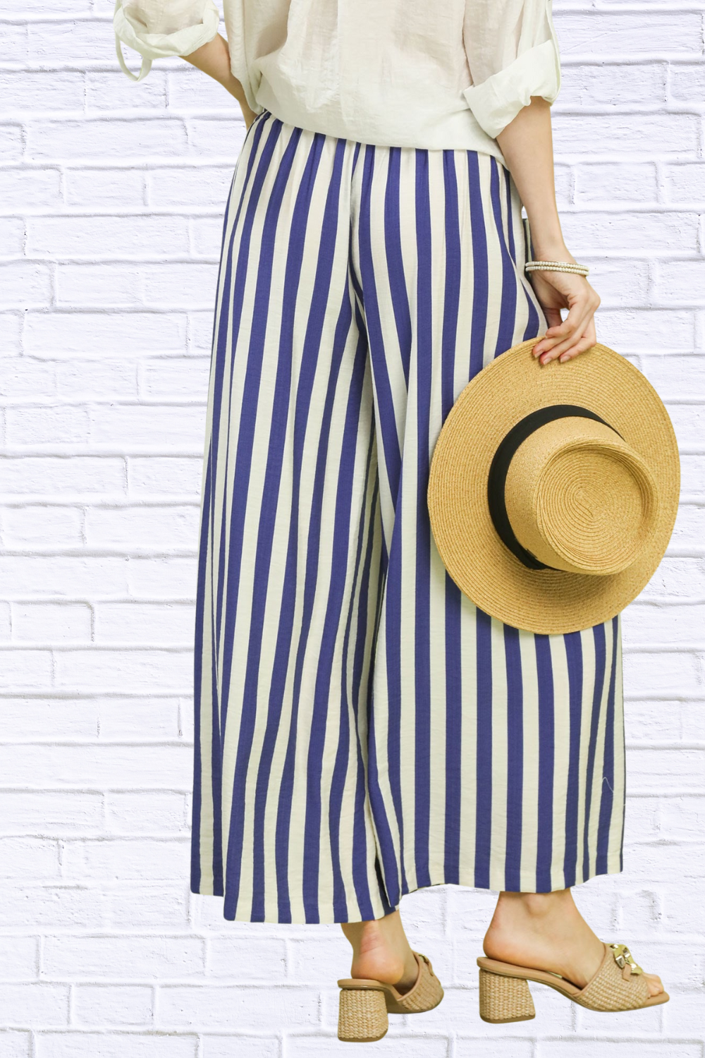 Rigby Vertical Stripe Wide Leg Pants