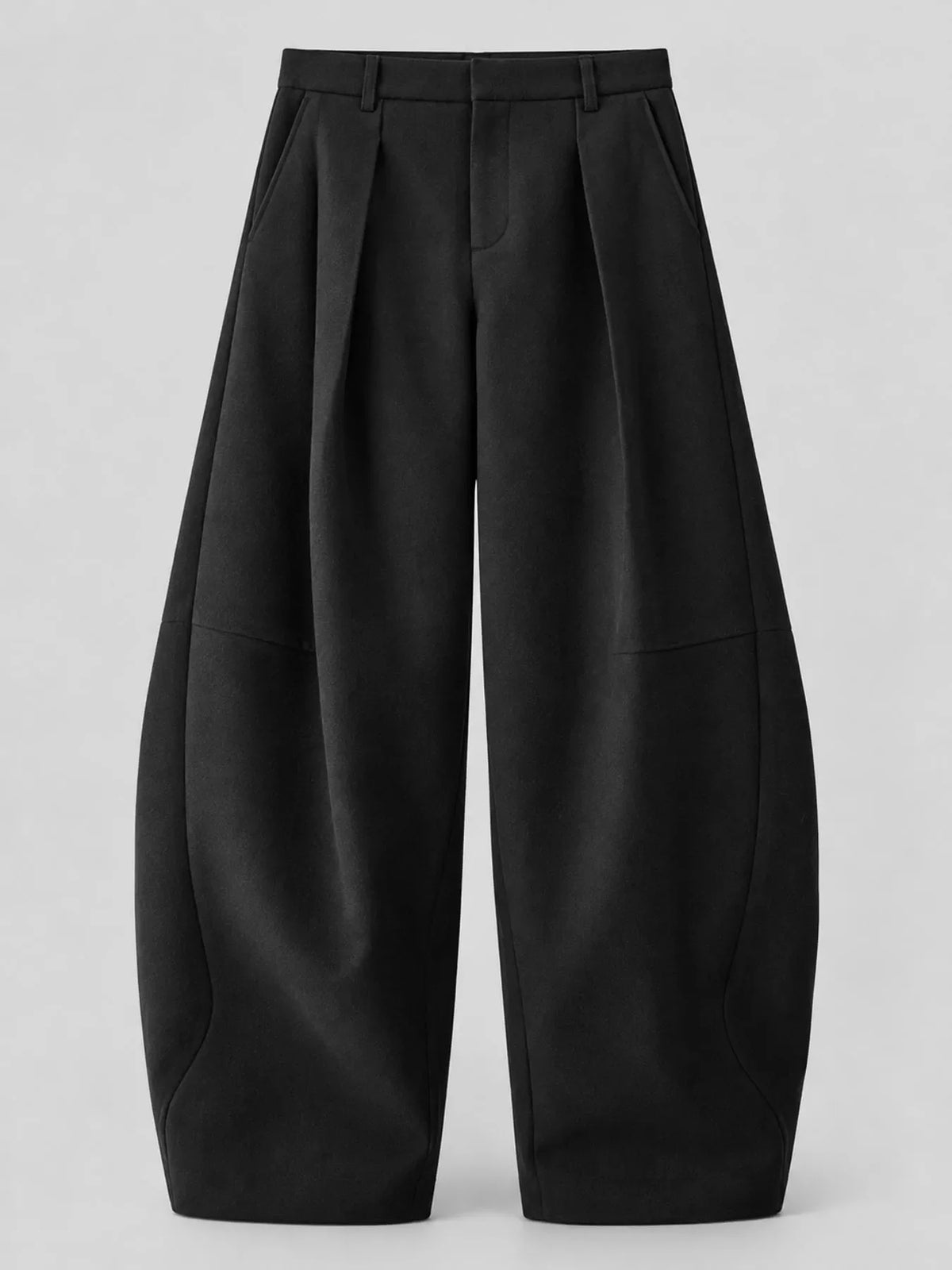 Pleated Wide-Leg Pants