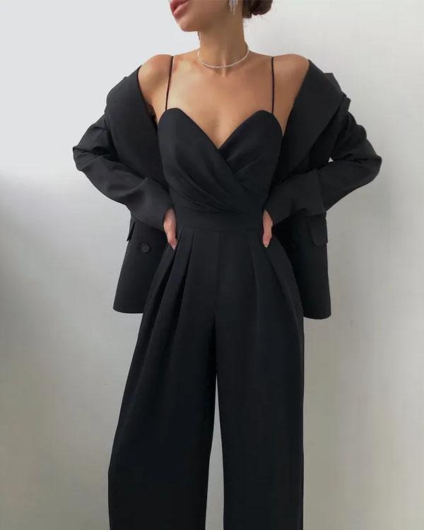 Clidress GF High Waist Wide Leg Jumpsuit