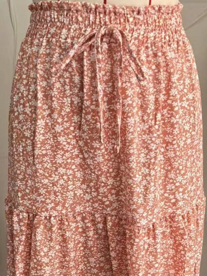 Tiered Midi Skirt