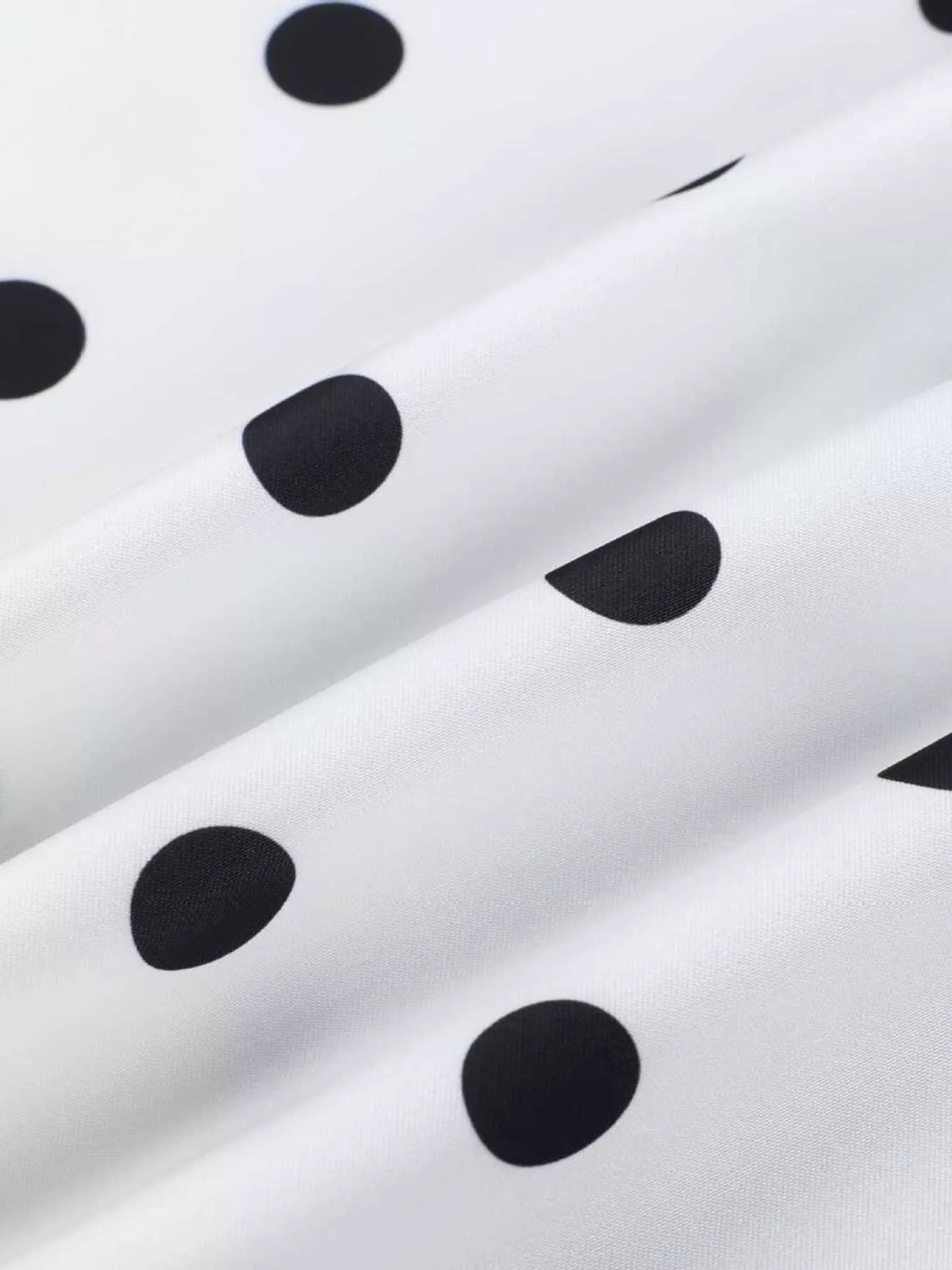 Polka Dot Midi Skirt with Lace Trim