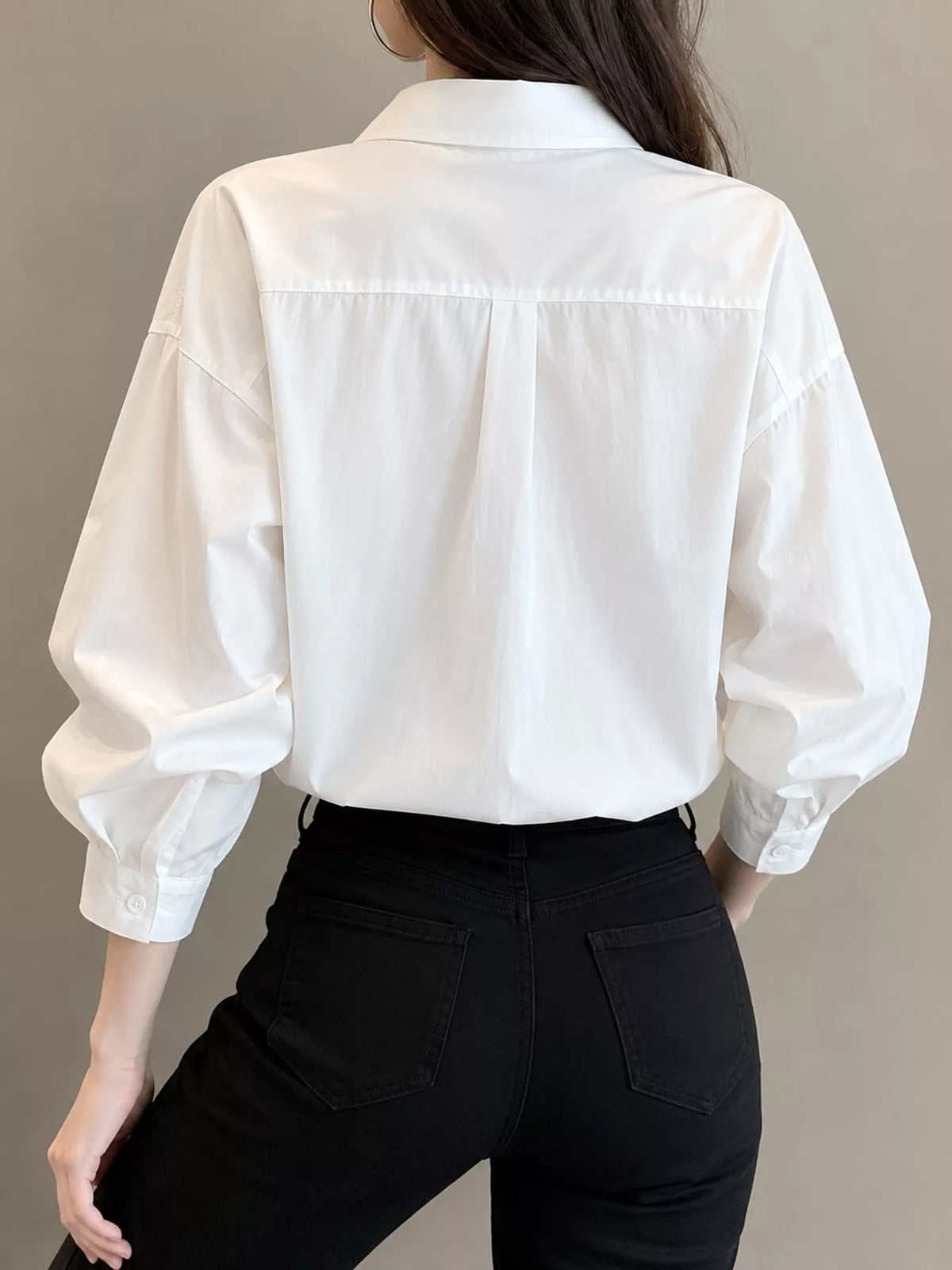 Classic Button-Down Long Sleeve Shirt