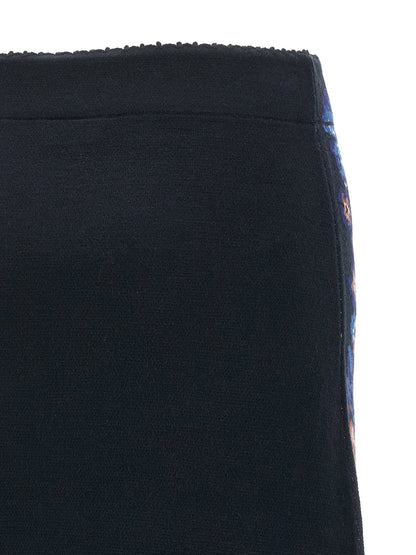 Farm Rio Bow Garden Knit Intarsia Skirt