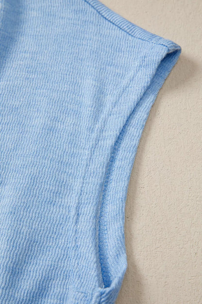 Cap Sleeve Matching Top and Jogger Pants Set