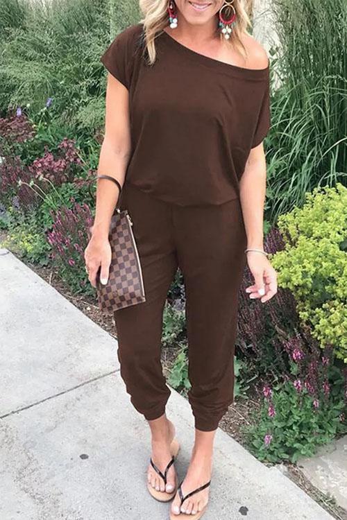 Clidress Casual Loose One-piece Jumpsuit