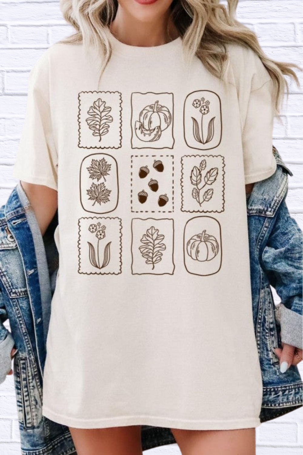 Autumn Graphic Heavy Cotton Tee NATURAL