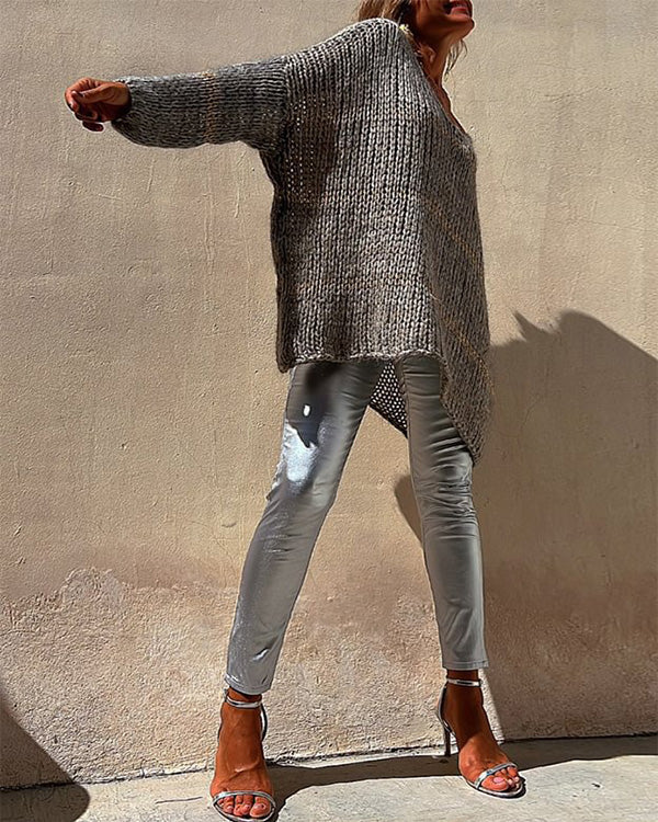 Clidress Metal Feel Leggings Pants