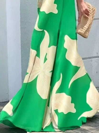 Tie Front Sleeveless Maxi Dress