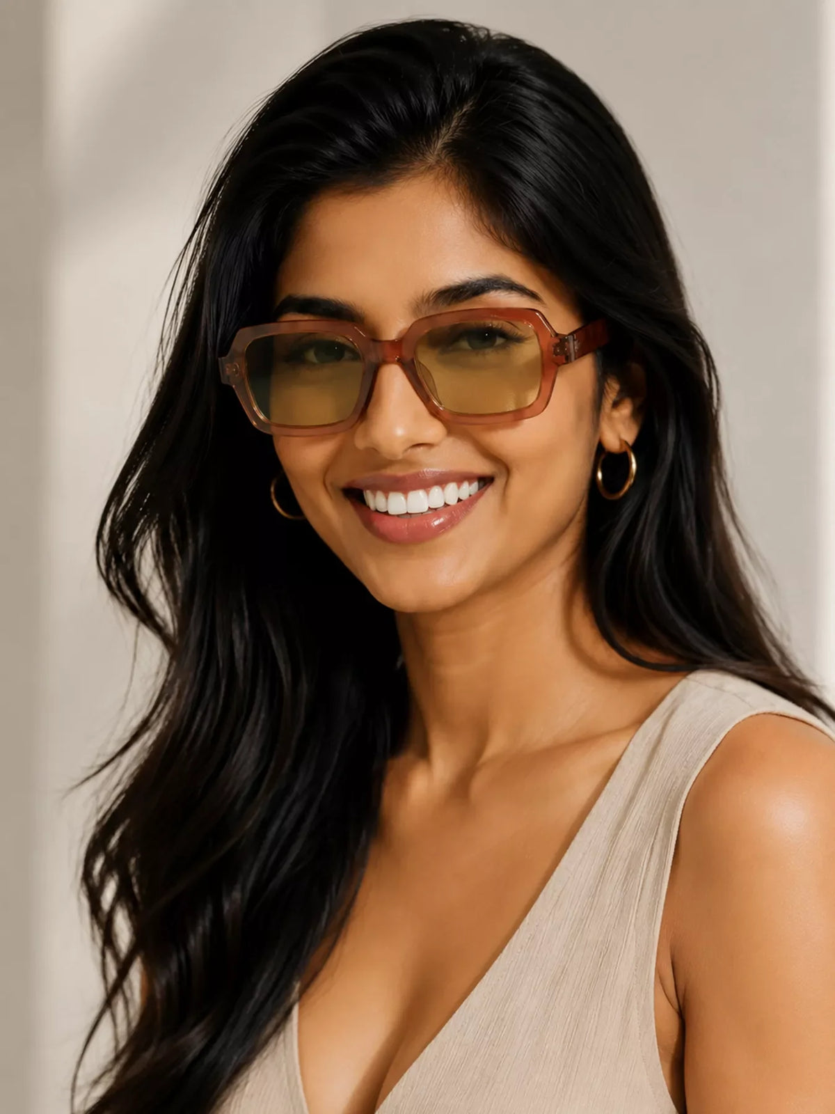 Retro Rectangular Sunglasses