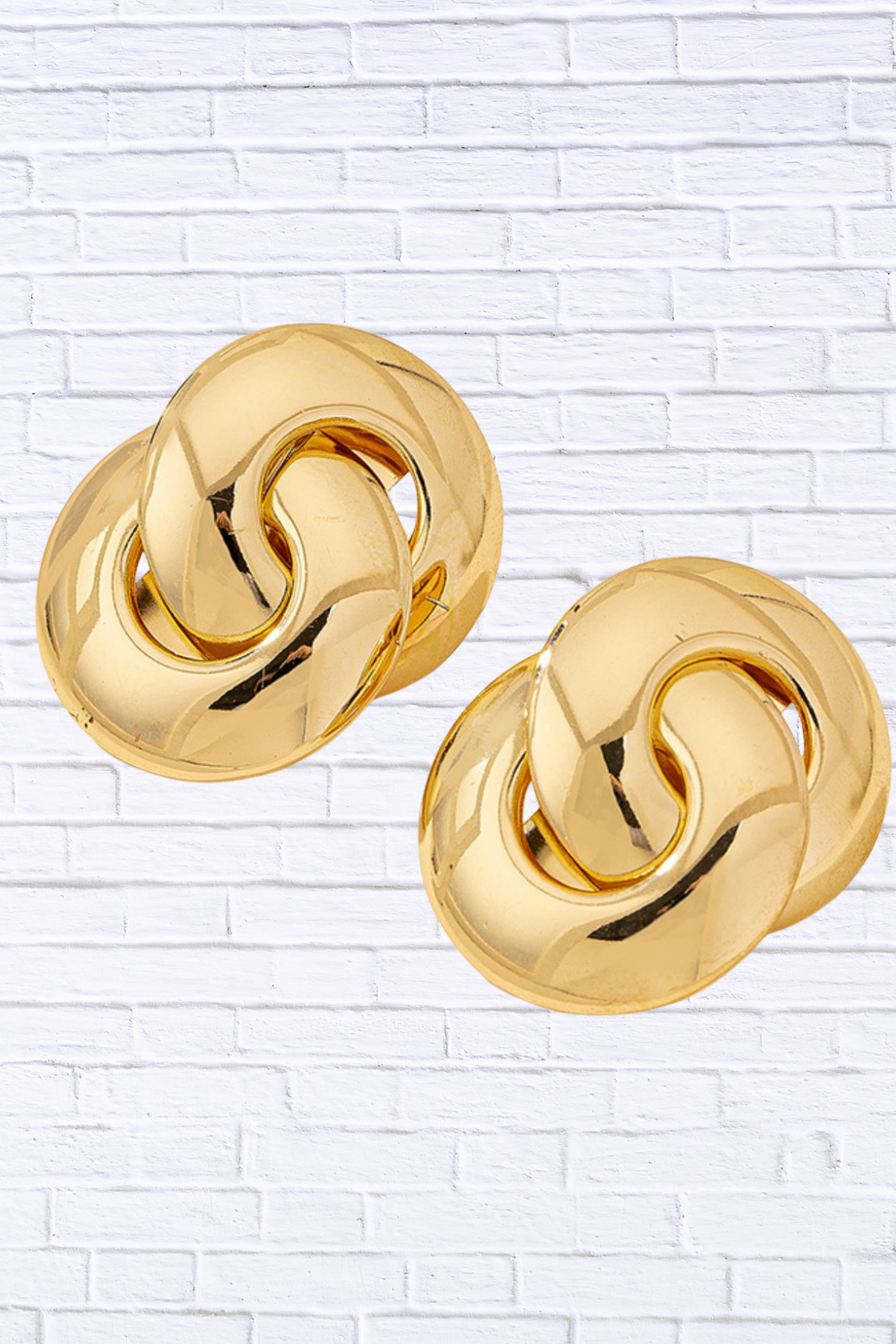 Chunky Knot Stud Earrings | Elegant Boutique Statement Jewelry