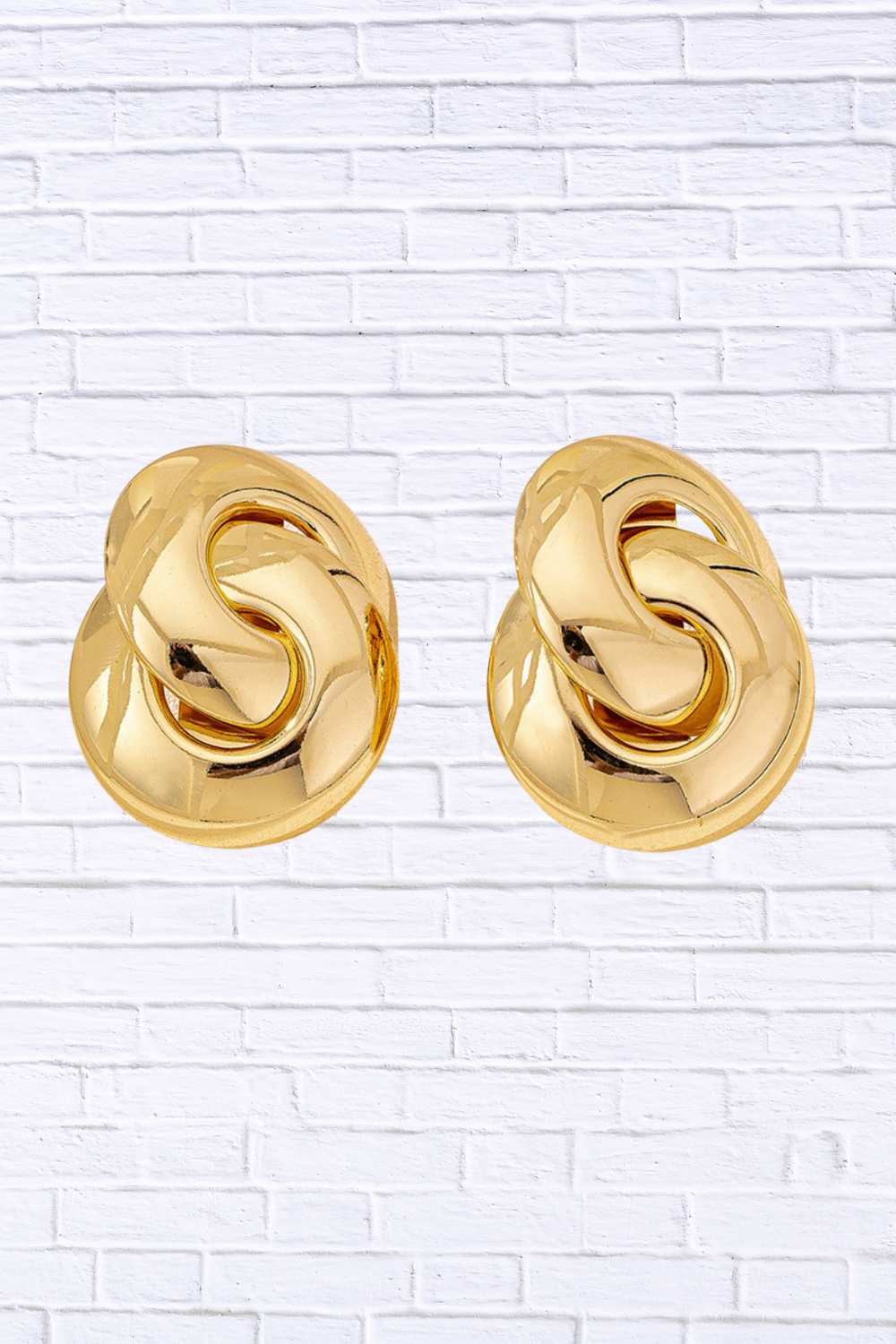 Chunky Knot Stud Earrings | Elegant Boutique Statement Jewelry