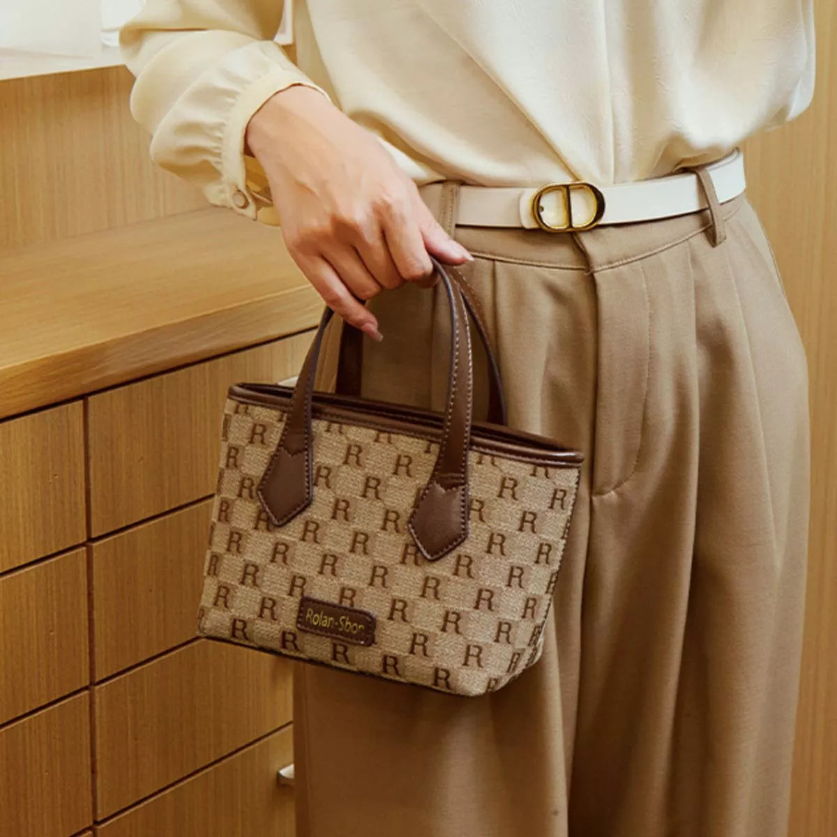 Vintage Monogram Crossbody Bag