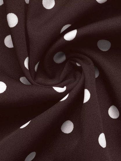 Hedvika's Polka Dot Long Sleeve Shirt Dress