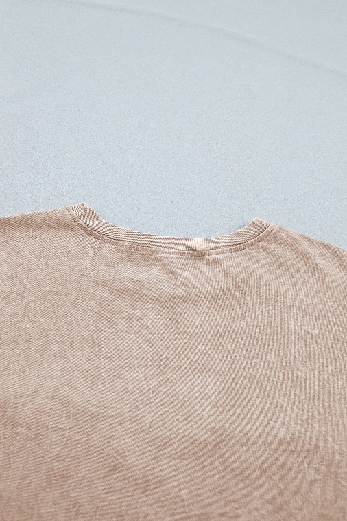 Casual saved by grace Mineral Washed Cotton T Shirt