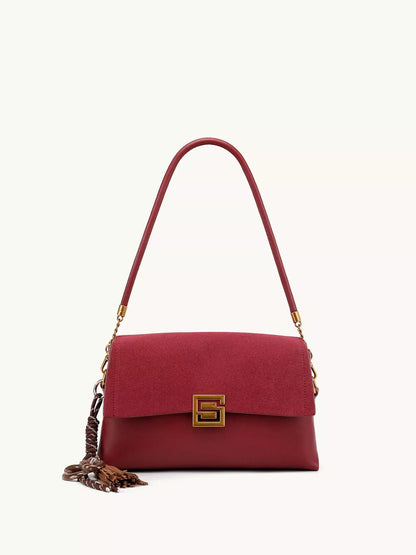 Gold-Tone Hardware Crossbody Bag