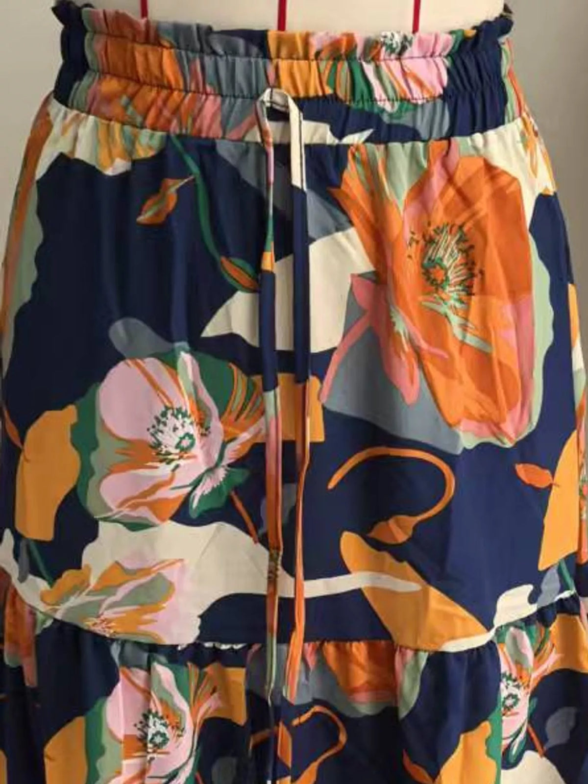 Tiered Midi Skirt