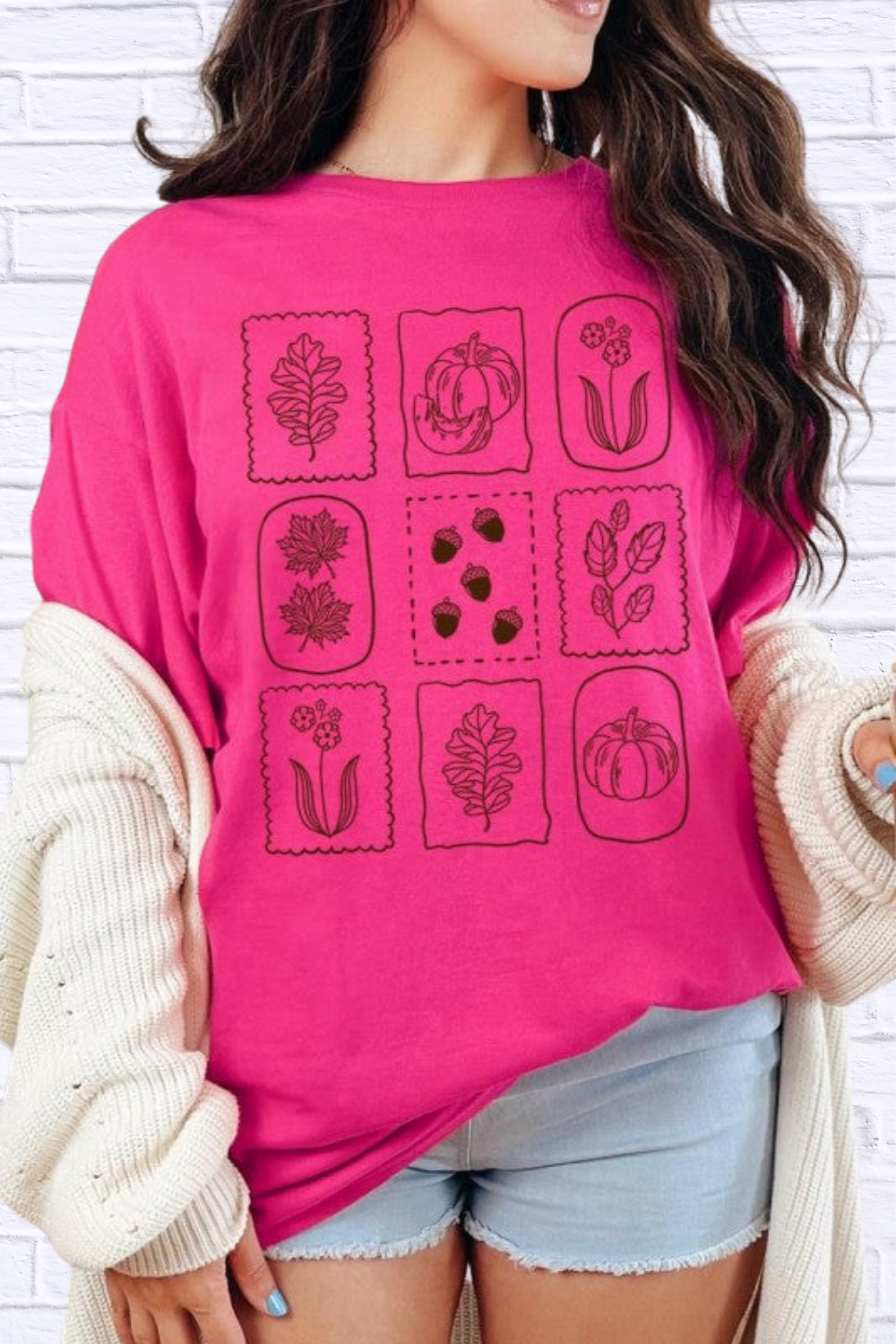 Autumn Graphic Heavy Cotton Tee HELICONIA