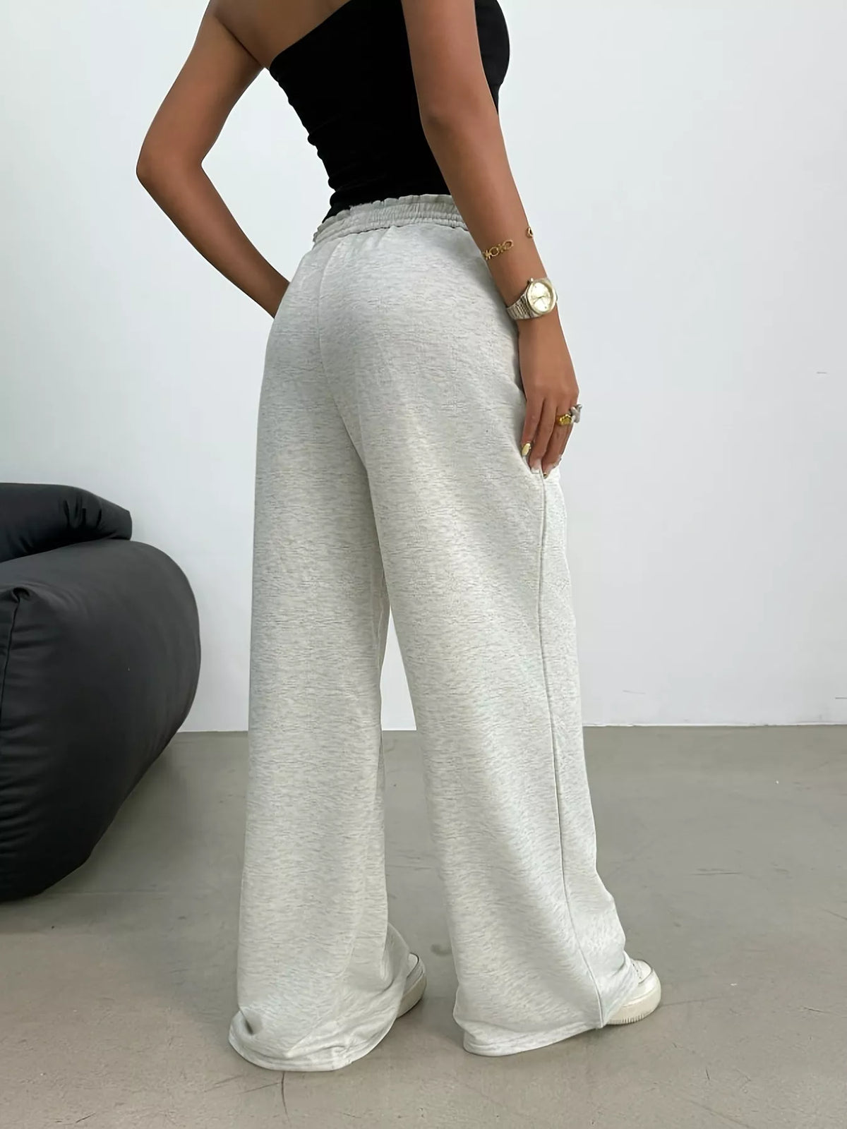 Drawstring Loose Fit Pants