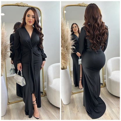 Simple Elegance Gown Black S