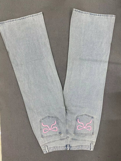 Washed Wide Leg Jeans