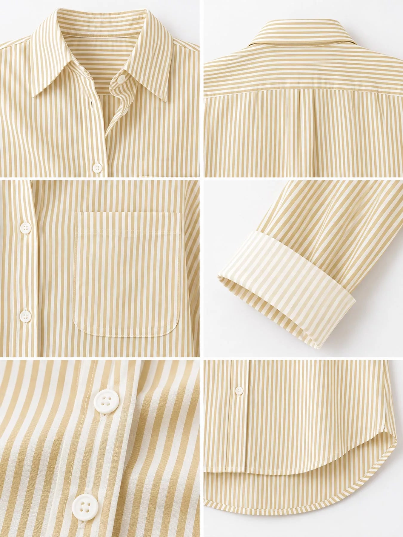 Full Size Striped Button-Down Long Sleeve Shirt Plus Size
