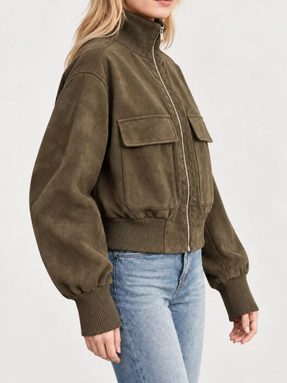 Zip Up Long Sleeve Jacket