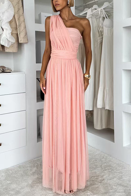 High Rise Versatile Tulle Maxi Dress