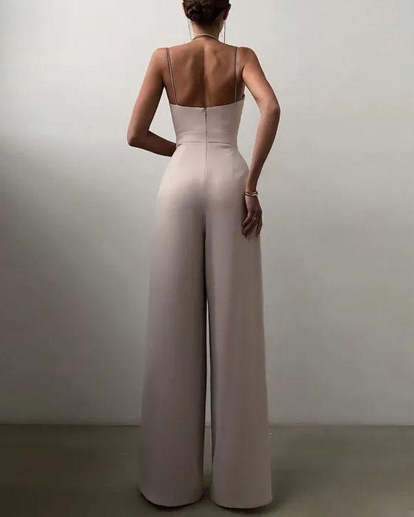 Clidress GF High Waist Wide Leg Jumpsuit