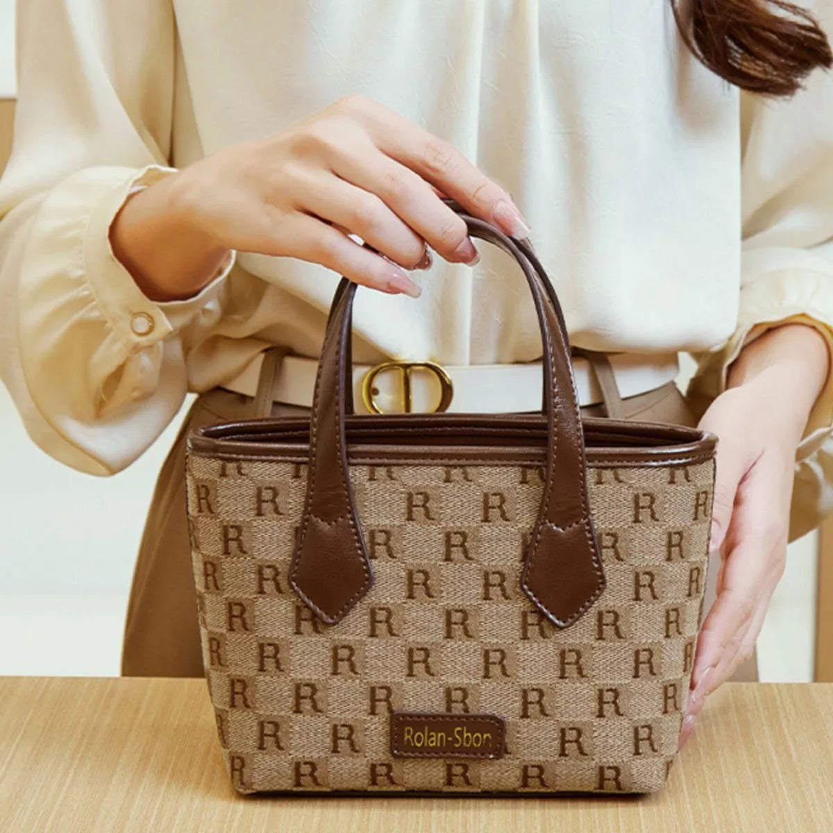 Vintage Monogram Crossbody Bag
