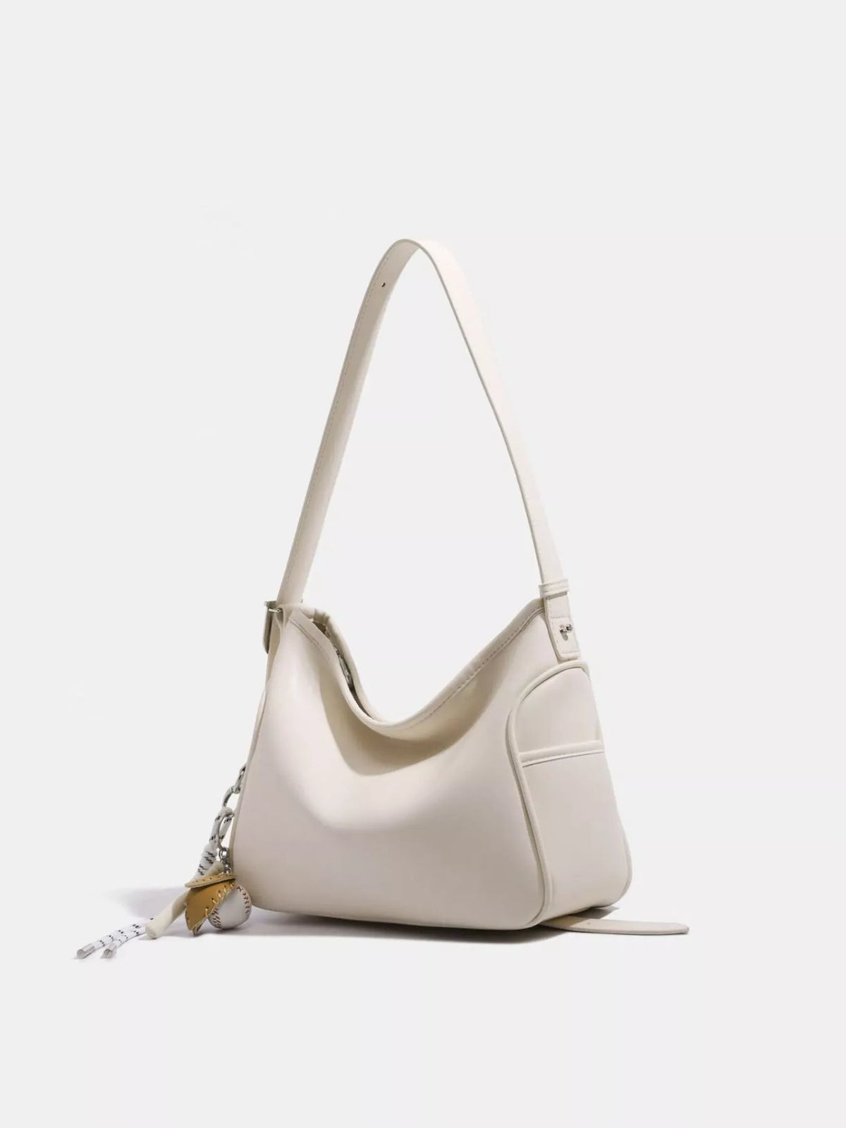 Leather Slouchy Shoulder Bag