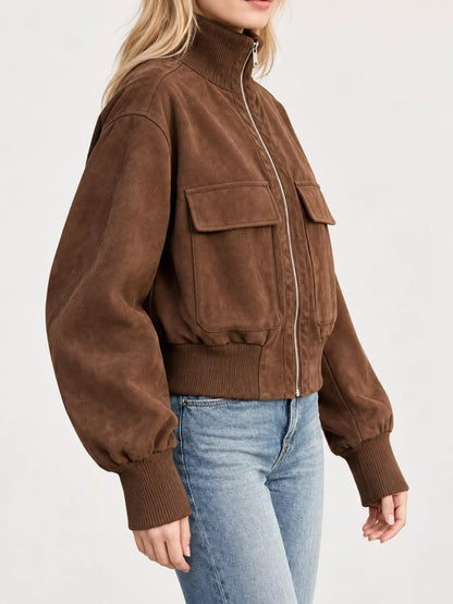 Zip Up Long Sleeve Jacket