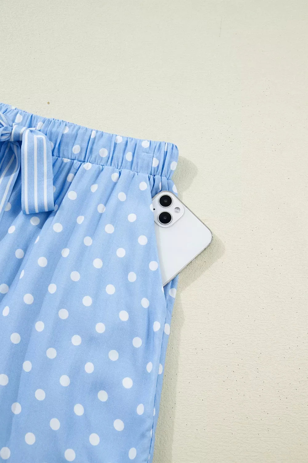 Dotted Print Soft Short Pajama Set