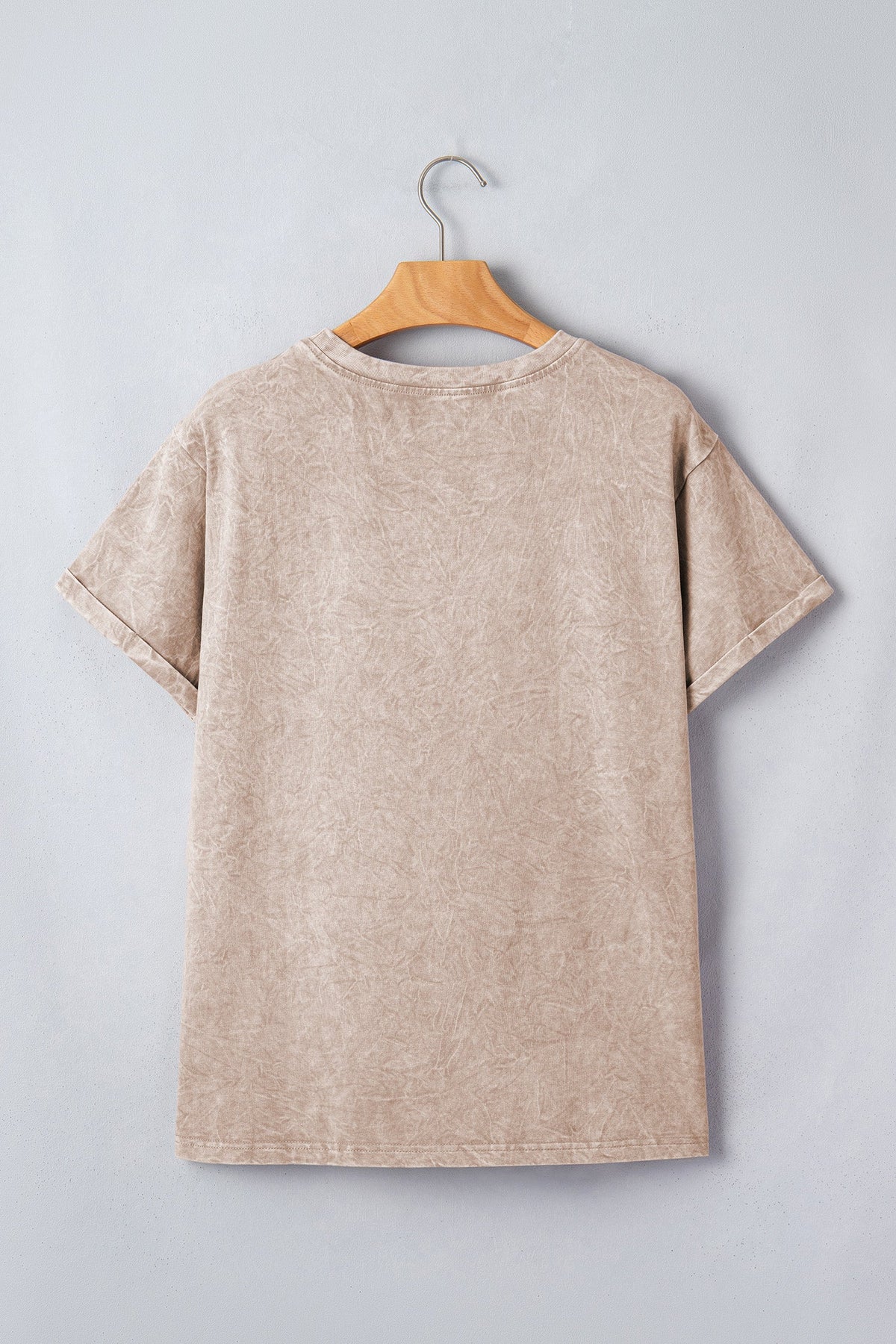 Casual saved by grace Mineral Washed Cotton T Shirt