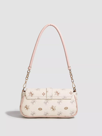 Pegasus Print Shoulder Bag