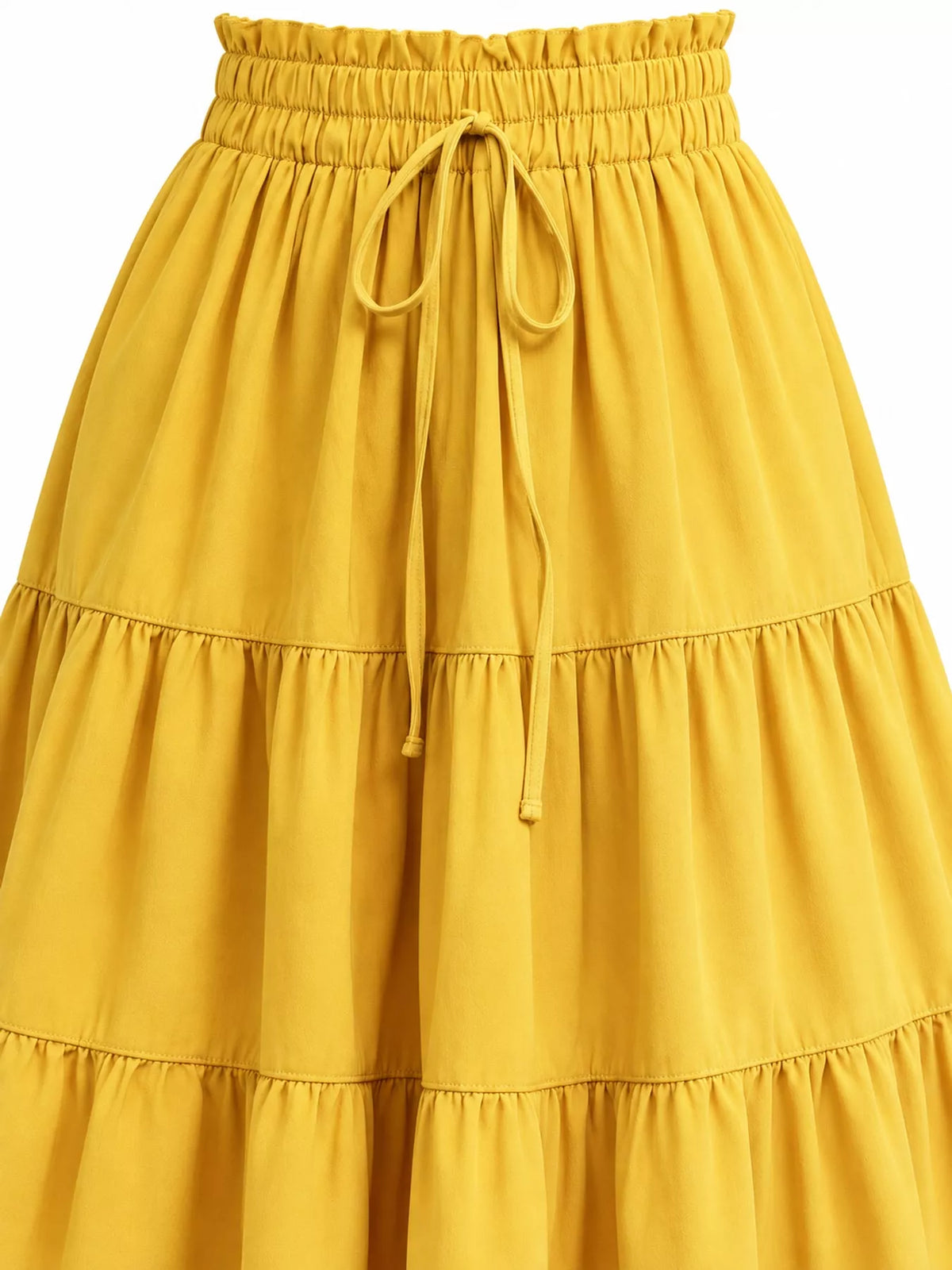 Tiered Midi Skirt