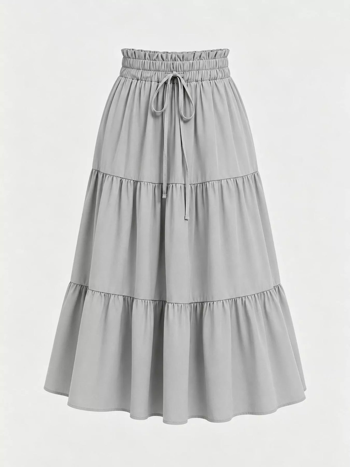 Tiered Midi Skirt
