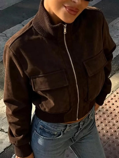 Zip Up Long Sleeve Jacket