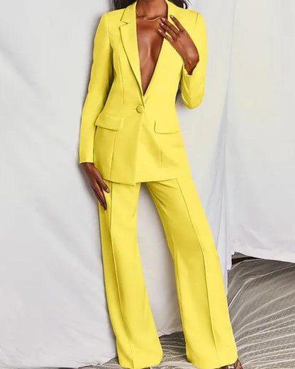 Clidress Lizzy Blazer and Pant Set Suit
