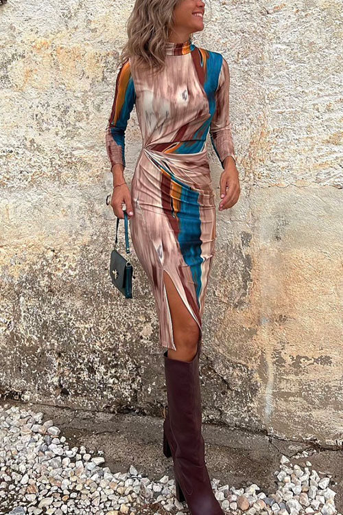 Sophia Print Dress
