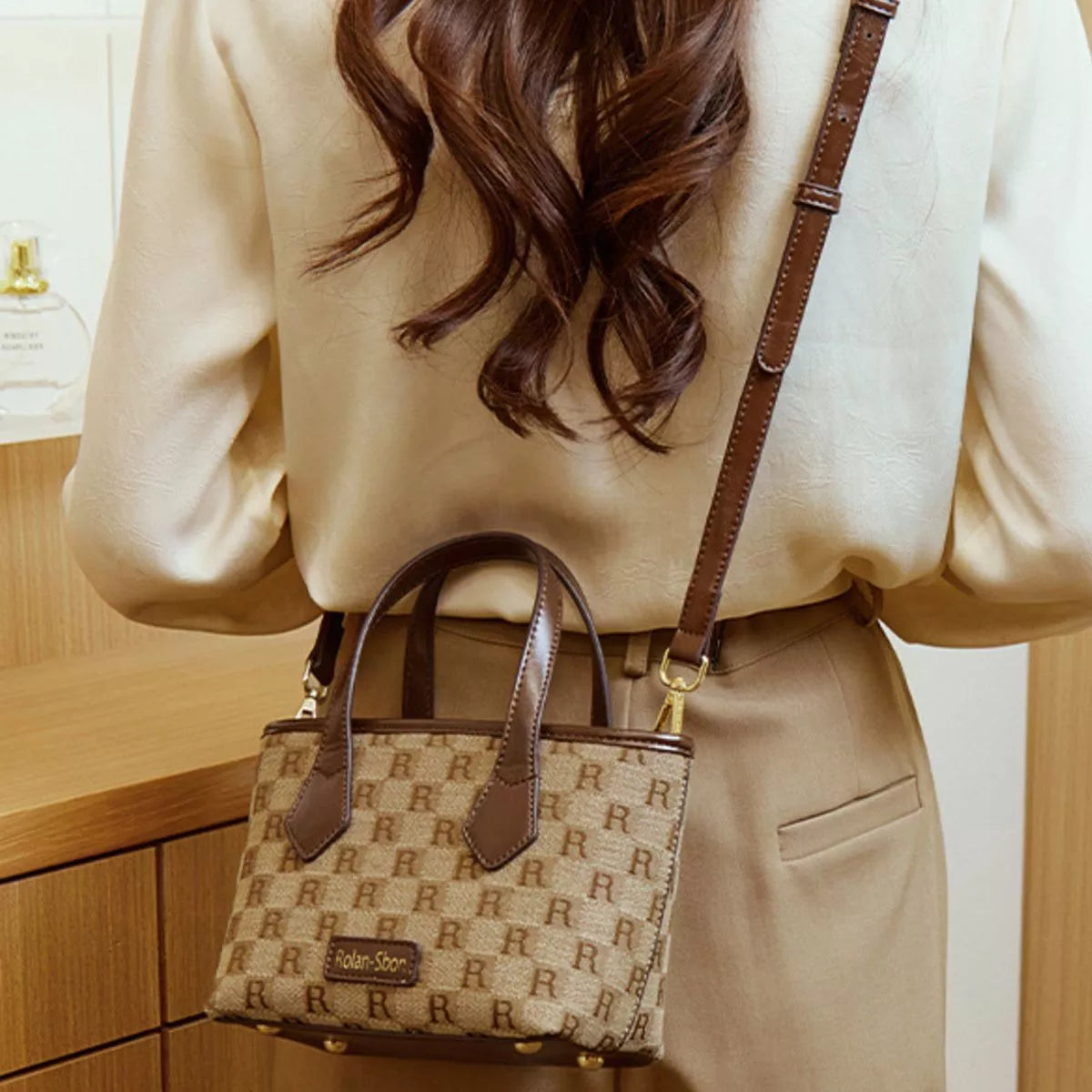 Vintage Monogram Crossbody Bag