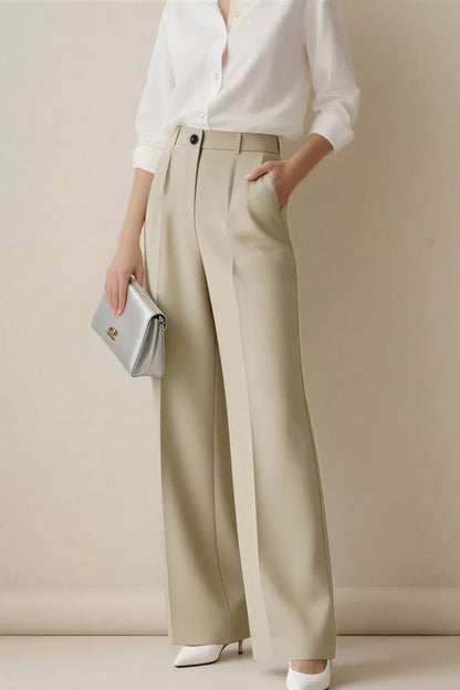 High-Waisted Wide-Leg Pants
