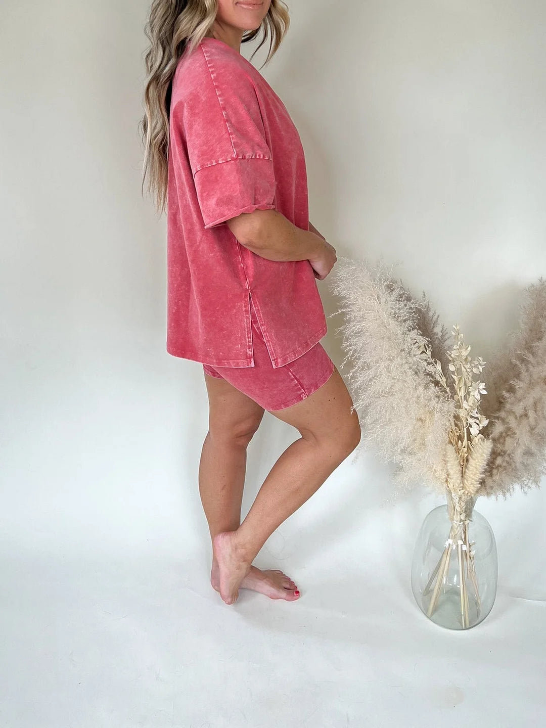 Women's Casual Washed Set