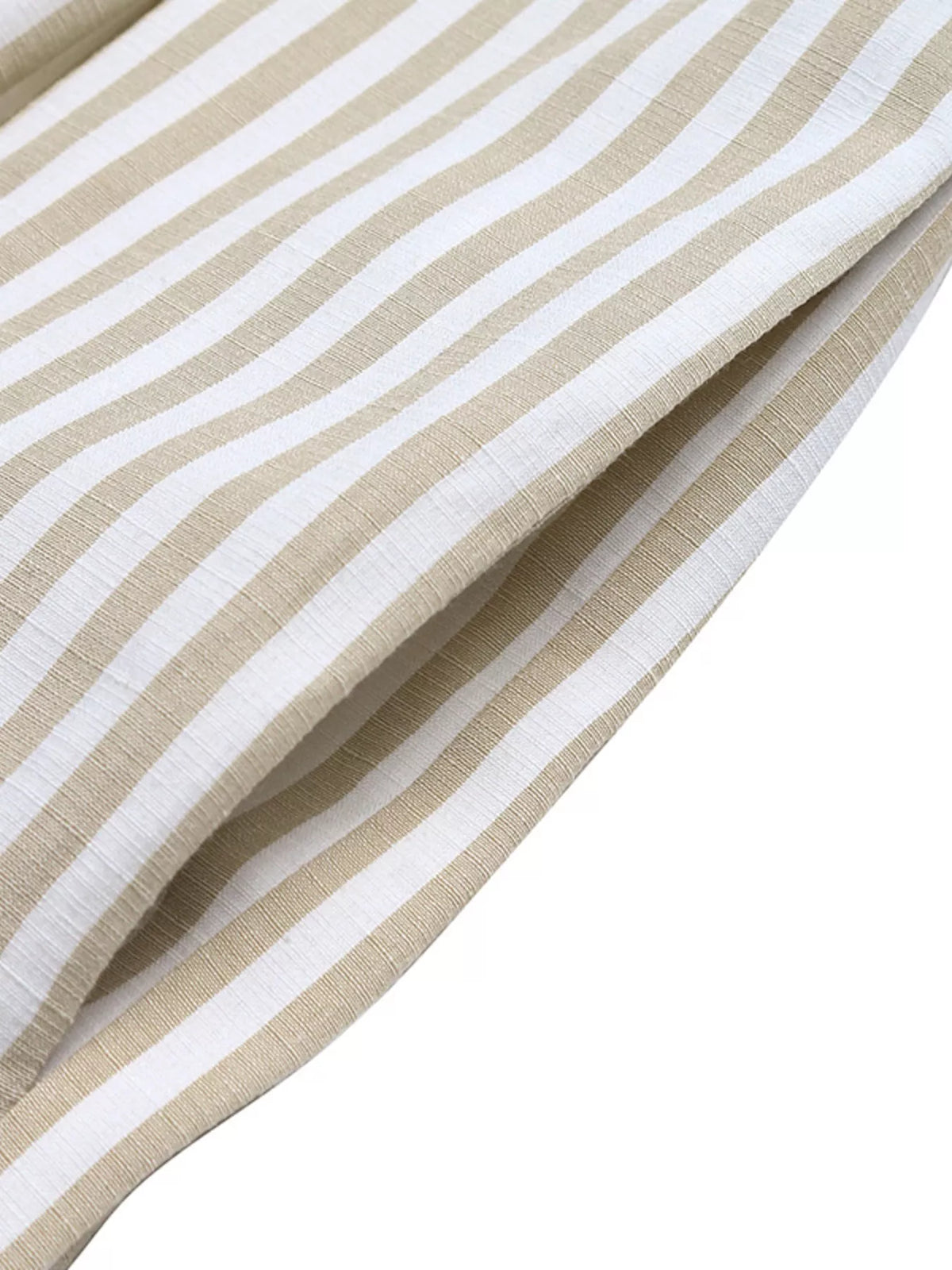 Striped Button-Front Wide Leg Jumpsuit