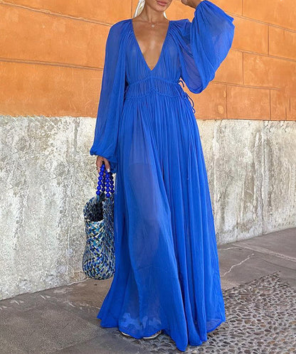 Party Chiffon Maxi Dress