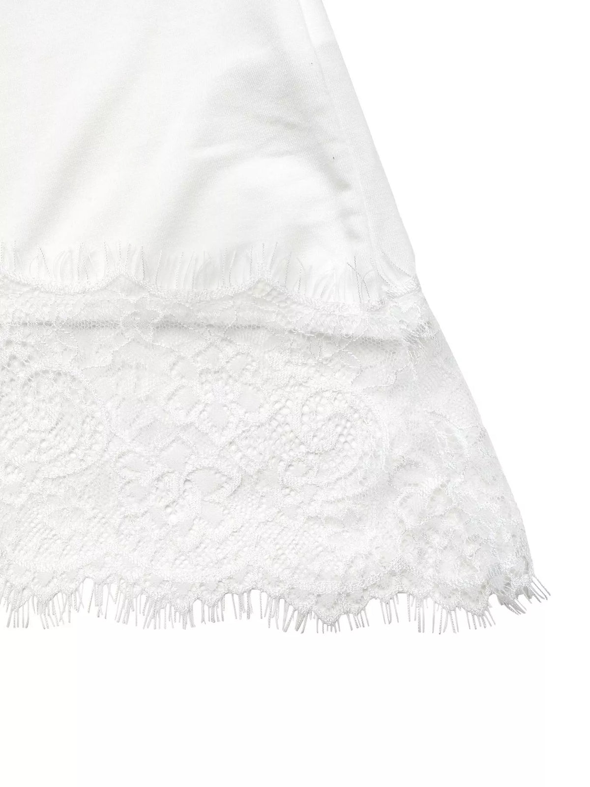 Lace Detail Half Sleeve T-Shirt