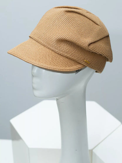 Lightweight Woven Newsboy Cap